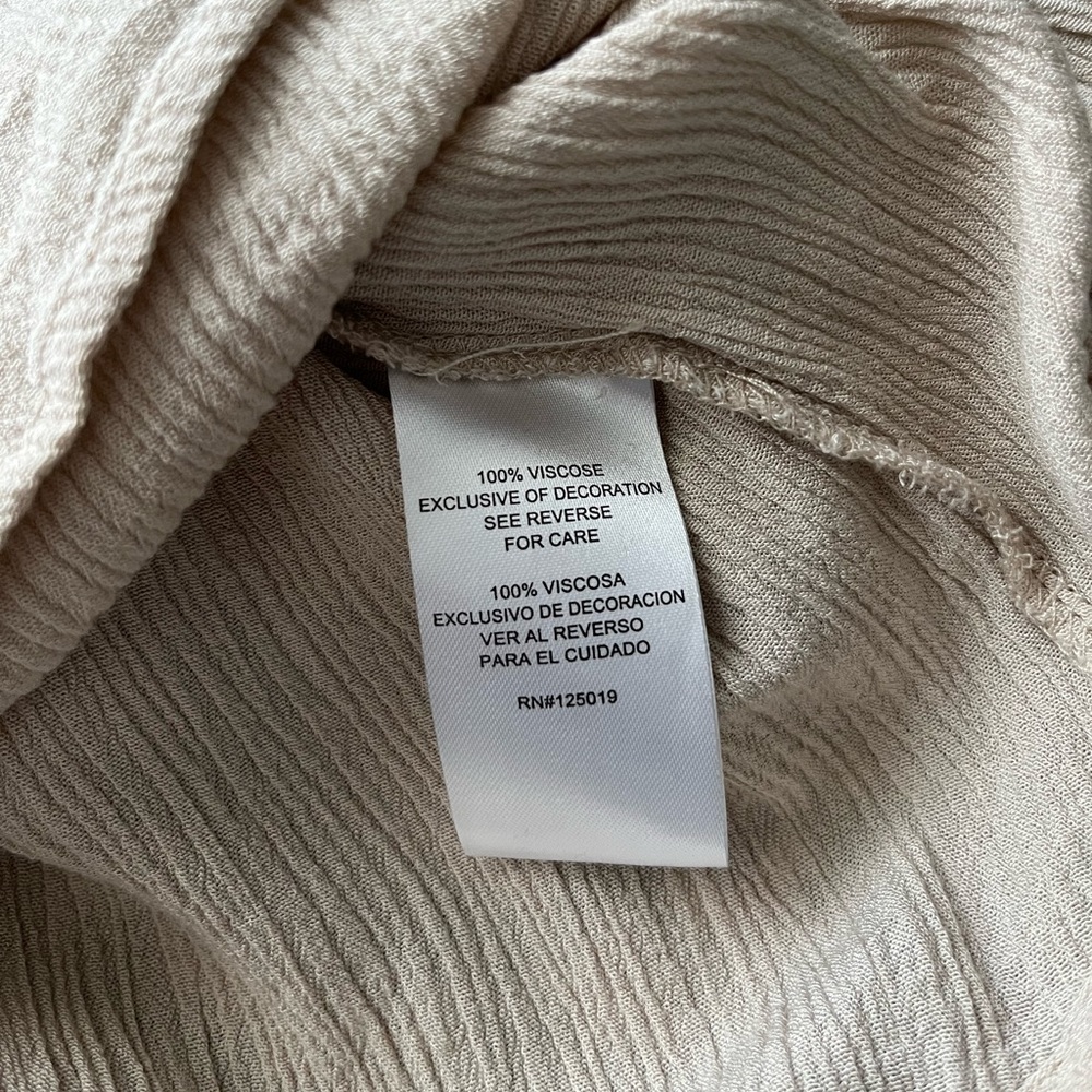 Joseph A Boho 100% Viscose Tunic Blouse Large - Picture 4 of 16